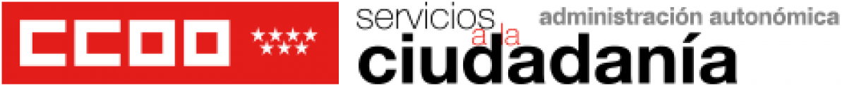 Logotipo de FSC-CCOO Sector de la Administracin Autonmica de Madrid